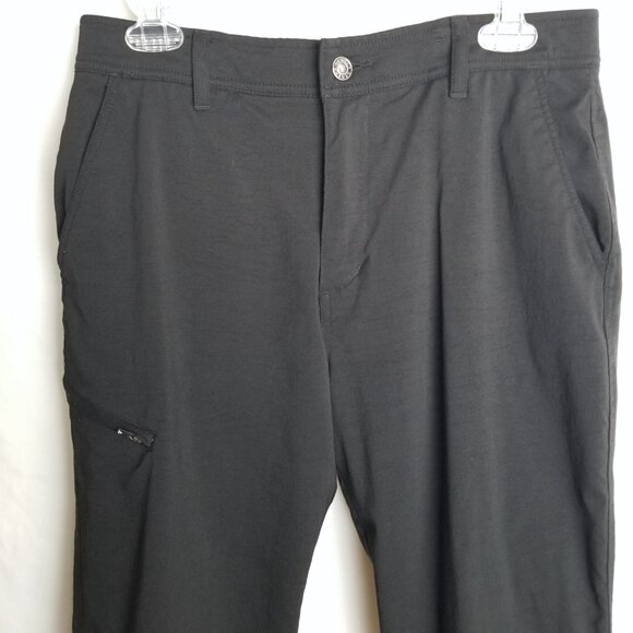 Gerry Hiking Pants 32x34 Black Fleece Lined Outdoor Performance Stretch - Picture 3 of 13